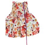 Shona joy  Kalani Shirred Strapless Mini Dress In Coconut/Multi Tiered Floral 2 Photo 6