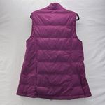 J Jill Womans Down‎ Vest Size XL Eggplant Puffer Warm Cozy 90 Down Filled Purple Photo 9
