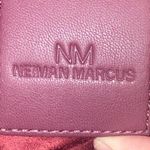 Neiman Marcus NWT NEMAN MARCUS SUEDE Elegant Burgundy GLITTERY Magnetic close crossbody Bag Photo 7