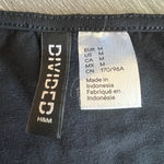 H&M  Crop Top Womens Teens Medium Divided Long Sleeve Black Photo 1