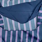Banana Republic Women's Deep Blue Purple Stripe Strappy Shirt Sz Small Photo 4