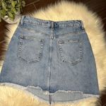 ZARA Floral Embroidered Denim Skirt sz Medium Photo 4