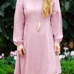 Matilda Jane  Purple Turn On The Charm Long Sleeve Dress Women’s Size Medium Photo 0