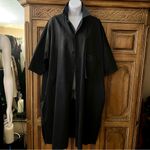 Y's by Yohji Yamamoto Classic Black Trench Coat/ Dress Size M Photo 8
