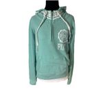 PINK - Victoria's Secret Victoria's Secret PINK Mint Green Half Zip Hoodie Coquette Sporty Women Sz M Photo 1