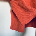 Loft MERONA Ribbed Knit 3/4 Sleeve Sweater Blouse Top - Salmon/Coral Pink | Size: M Photo 3