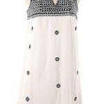 beach lunch lounge collection lliya dress navy embroidery sz 2 Photo 3