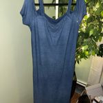 Anthropologie Cloth & Stone Maxi Length Dress with Cold Shoulder/ Short sleeve L Photo 2