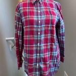 Lauren Ralph Lauren Women's Red Plaid Flannel Shirt Lauren Jeans Co Size Small Photo 0