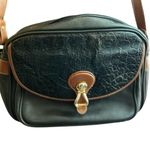 Vintage Peruzzi Black & Brown calfskin Crossbody Handbag Women's Bag Photo 11
