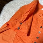 Martin + Osa Orange 100% Supima Combed Cotton Short Sleeve Button Top Size XS Photo 4