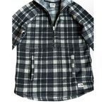 The North Face  Black White Plaid Hooded Half Zip‎ Sweater Size XS Photo 3