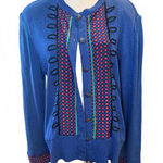 Anthony Sicari Vintage Cardigan, Large Blue Photo 0