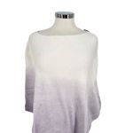 Barefoot Dreams  CozyChic Ultra Lite Ocean Breeze Poncho Ombré Soft Violet NWT Photo 1