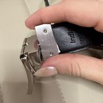 Steve Madden  Brown and Black Leather Belt Minimalist 30-32 Photo 3