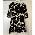 Mahi Gold black and white floral shift dress size small Photo 1