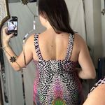 Y2k Vintage Beaded Mixed Print V Photo 2