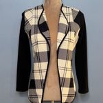 Olive Tree  Chic Black and White Plaid Women's Blazer Size Small Photo 0