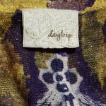 Daytrip Purple Yellow Geo Rhinestone Metallic Crewneck Tee Size Small Photo 5