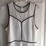 Bleuh Ciel New Women’s  Midi Dress Stretchy Lightweight White Black Size Large Photo 3