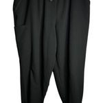 Jaanuu  Jogger Scrub Pants Womens Size‎ XLP Black Ankle Zip J95164P Photo 0