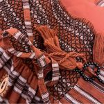 Altar'd State  Boho Embroidered Mirrored Halter Top size S Photo 8