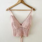 Handmade  Crochet Top Sz L Photo 0