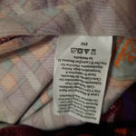 Celebrate Halloween Plaid Leggings Large 12/14 Purple Photo 4