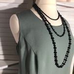 Dress Barn Two-Piece Set Sleeveless Dress Floral Coat Sage Green/Purple sz 20W Photo 11