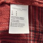 American Eagle  oversized plaid peplum babydoll flannel medium Photo 5