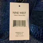 Nine West Denim and Faux Leather Clutch Wristlet (NWT) Photo 2