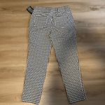 Jessica London  Houndstooth Ponte Pants 14W Black White‎ Slim Fit Career Trousers Photo 7