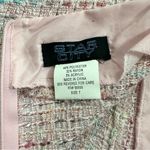 Star City Tweed & Sheer Ruffle Hemline Trim Straight Above Knee Skirt Size 7 Photo 5