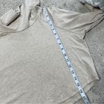 Imbodhi Women’s Turtleneck Top Shirt Longsleeve Cropped Thumbhole in Oatmeal S Photo 10