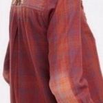 Free People NWot  embellished plaid shirt Photo 1