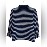 Madewell  Navy and Cream Striped Knit Top Photo 3