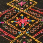 Marsh Landing  Hand Knit Vintage Wool Crewneck Colorful Geometric Sweater Large Photo 10