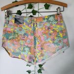 Wild Fable Super-High Rise Cheeky Jean Shorts Floral NWT Photo 5