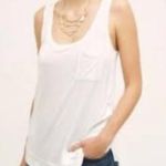 Anthropologie PURE-GOOD  active tank top sz small light pink Photo 3