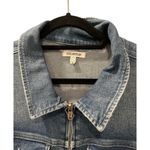 Good American NWT Plus Size 6 Blue Denim Jean Zip Jumpsuit Long Sleeve Casual Photo 3