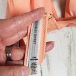 Victoria's Secret NWT  Lip Smacker Coral Essential Halter Bikini Top Size Large Photo 8