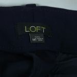 Loft Navy Blue Skinny Work Pants Womens Size 14T Photo 2