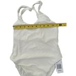 l*space L* Phoebe Classic One Shoulder Rib Cream One Piece Swimsuit Size 6 NWT Photo 5