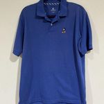 Disney  Parks Mickey Mouse Polo Shirt Men's Medium Blue Short Sleeve Photo 0