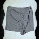 Forever 21  Black and White Houndstooth Print Ruffle Mini Skirt Photo 0