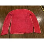 Derek Lam  10 Crosby bicolor ribbed crewneck merino wool pullover soft sweater L Photo 2