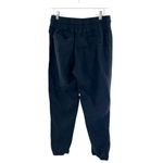 Athleta Cabo Linen Jogger pants zip pockets in black sz 6 petite Photo 4