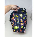 LeSportsac Zoo Animals Print Diaper Bag Navy Blue Photo 3