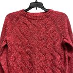 Lands' End Sweater Drifter Cable Knit Womens Medium Petite Crewneck Pullover Photo 2