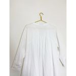 ZARA White Long Poplin Midi Dress Size Small Cotton Lagenlook Quiet Luxury Photo 11